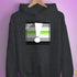 Agender Pride Flag Exclamation Point Hoodie - Dark Grey Heather